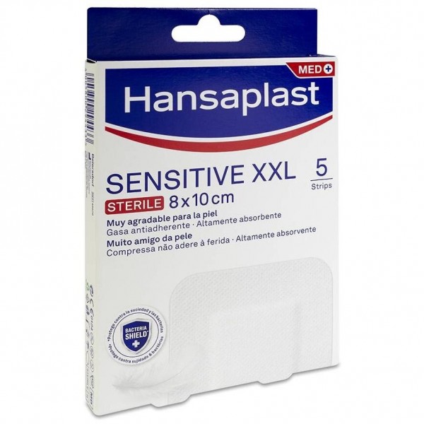 Hansaplast Med+ Sensitive Xxl Apósitos 8X10Cm 5Uds