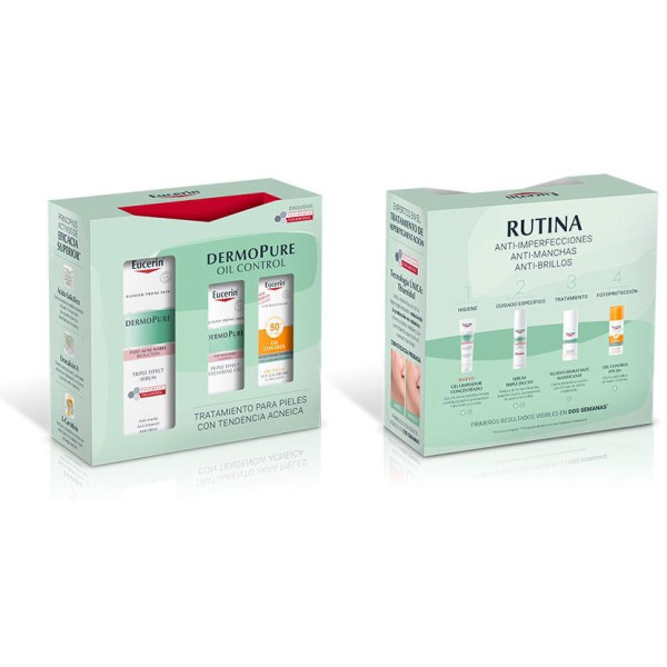 Dermopure Oil Control Pieles Con Tendencia Acneica Estuche 3 Pz