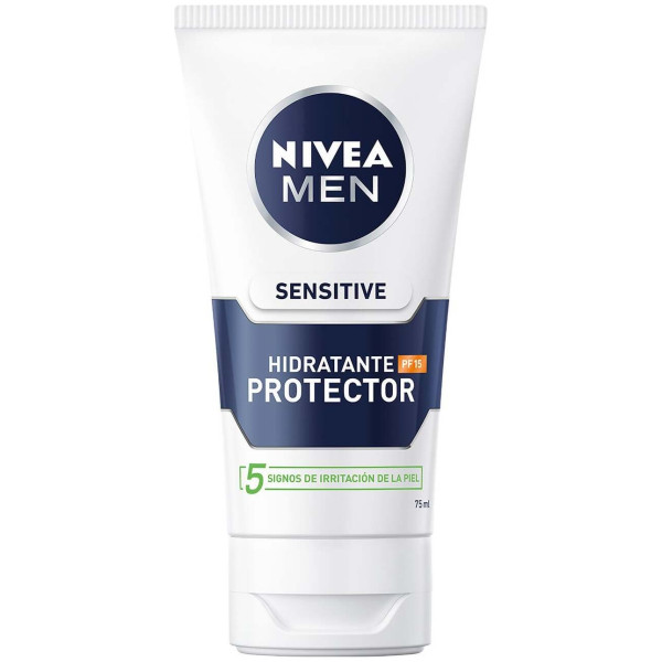 Nivea Men Sensitive Protector Hidratante 0% Alcohol Spf15 75Ml