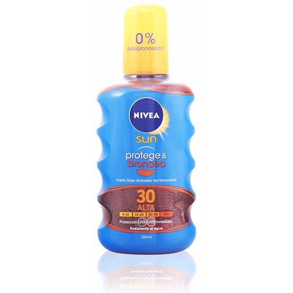 Nivea Sun Protege Broncea Aceite Spf30 200Ml