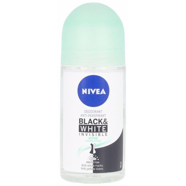Nivea Men Desodorante Black Y White Active Roll On 50Ml