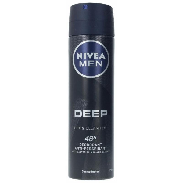 Men Deep Black Carbon Deo Vaporizador 150 Ml