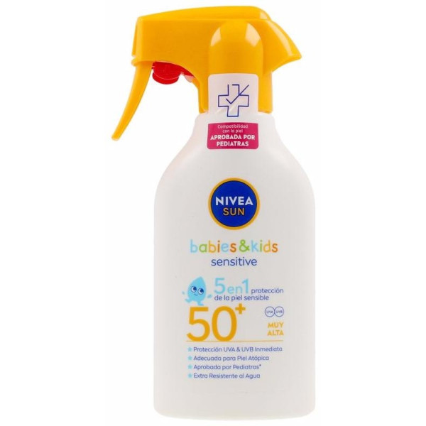 Nivea Sun Babies Y Kids Sensitive Spf50+ 5 En 1 Spray 270Ml