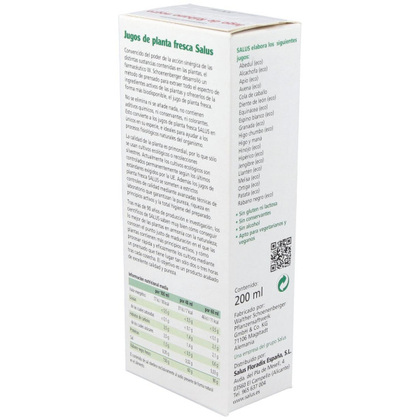 Jugo De Rabano Negro 200Ml. Schoenenberger