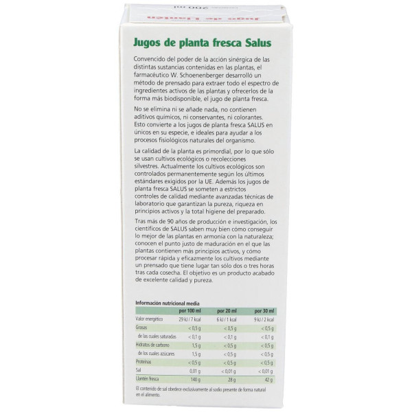 Jugo De Llanten 200Ml. Schoenenberger