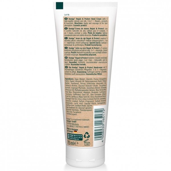 Kneipp Repair & Protec Hands Cream 75Ml