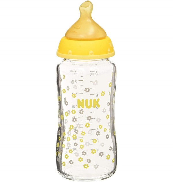 Biberon Cristal Latex - Nuk First Choice (1M 240 Cc)