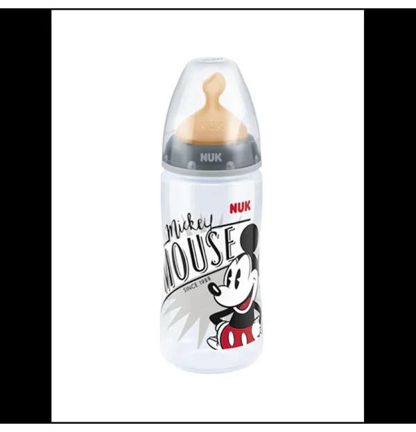 Biberon Pp Latex - Nuk First Choice (300 Ml Disney Mickey 0-6 M)