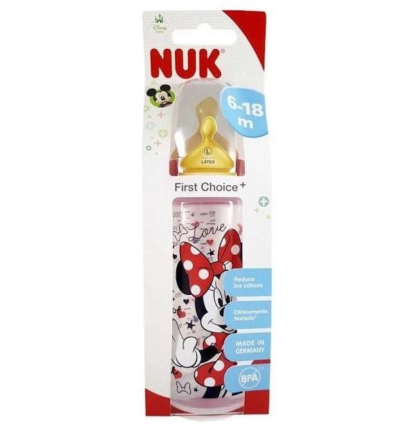 Biberon Fc Pp Latex - Nuk First Choice (2 L 300 Ml Disney Mickey)