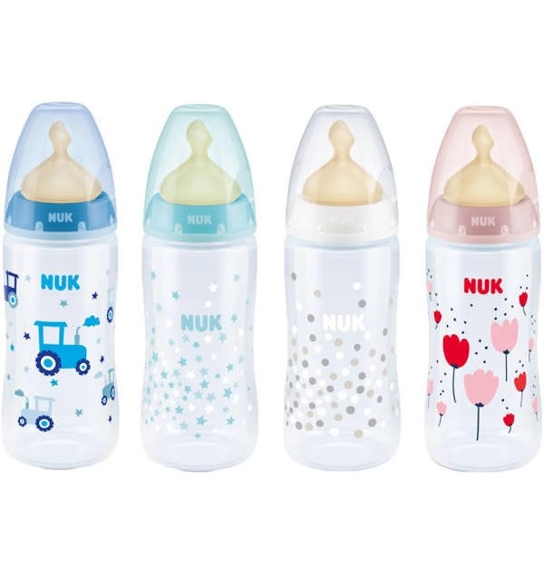 Biberon Pp Latex - Nuk First Choice (300 Cc Leche T-1 M)
