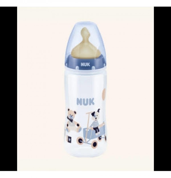 Biberon Pp Latex - Nuk First Choice (300 Cc Leche T-1 M)