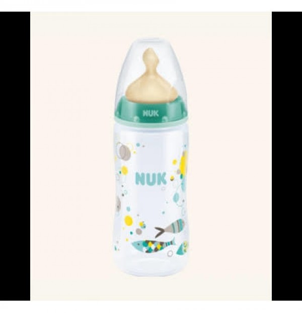 Biberon Pp Latex - Nuk First Choice (300 Cc Leche T-1 M)