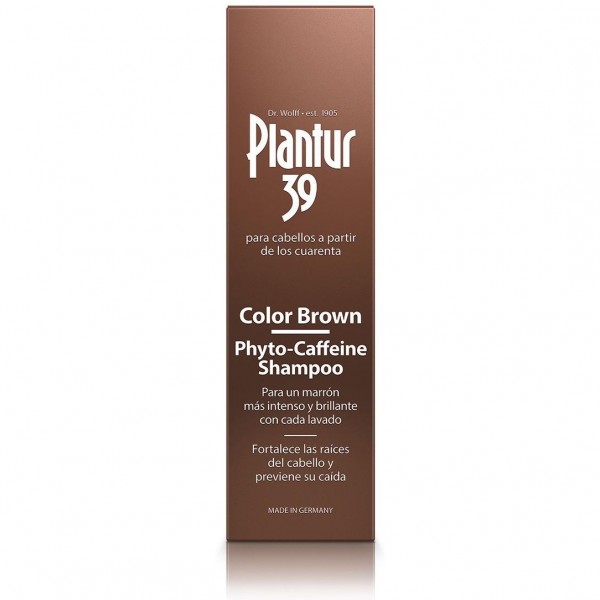 Phyto-Caffeine Color Brown Champú Anticaída Para Cabello Castaño 250 Ml