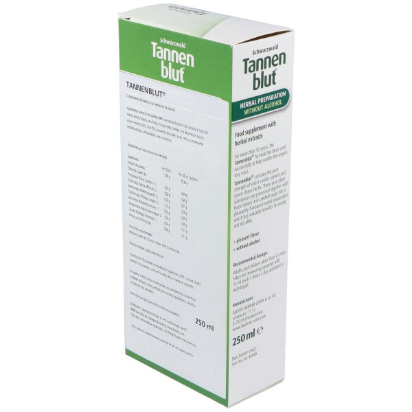 Tannenblut Bronquial Jarabe 250Ml. 2