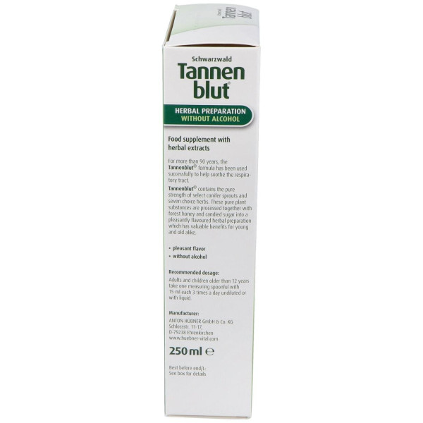 Tannenblut Bronquial Jarabe 250Ml. 2
