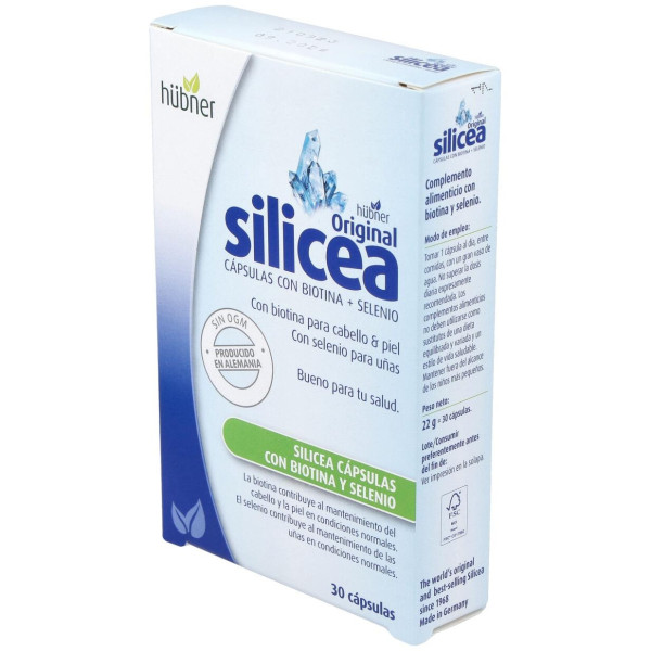 Hübner Silicea + Biotina + Selenio 30 Cáps.