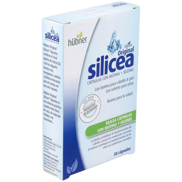 Hübner Silicea + Biotina + Selenio 30 Cáps.