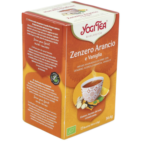 Yogi Tea Jengibre-Naranja-Vainilla 17Infusiones