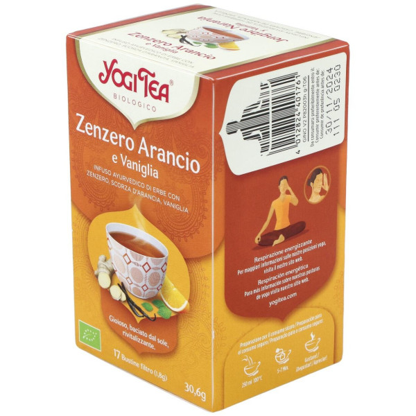 Yogi Tea Jengibre-Naranja-Vainilla 17Infusiones