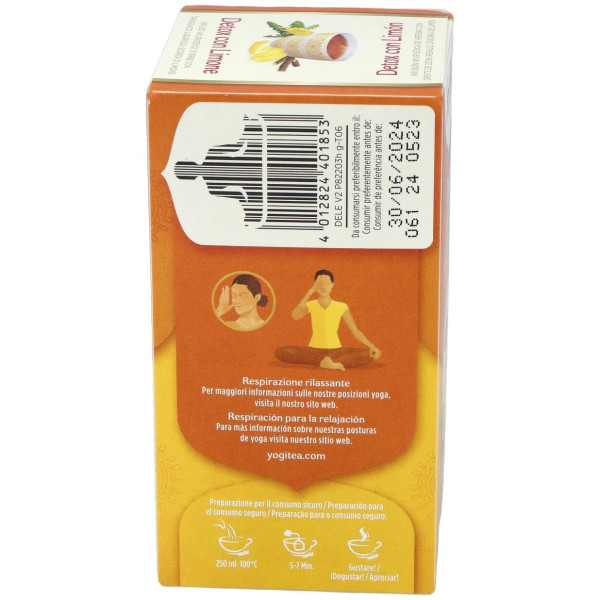 Yogi Tea Detox Con Limon 17Infusiones