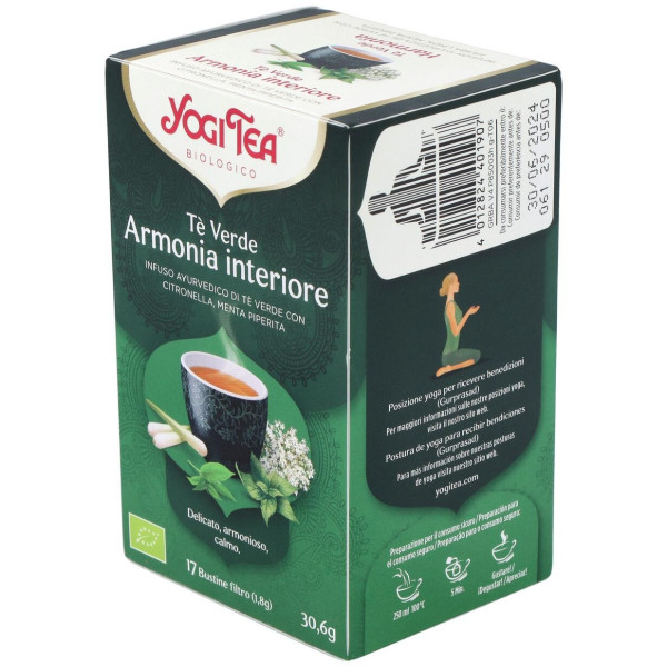 Yogi Tea Verde Armonia 17Infusiones
