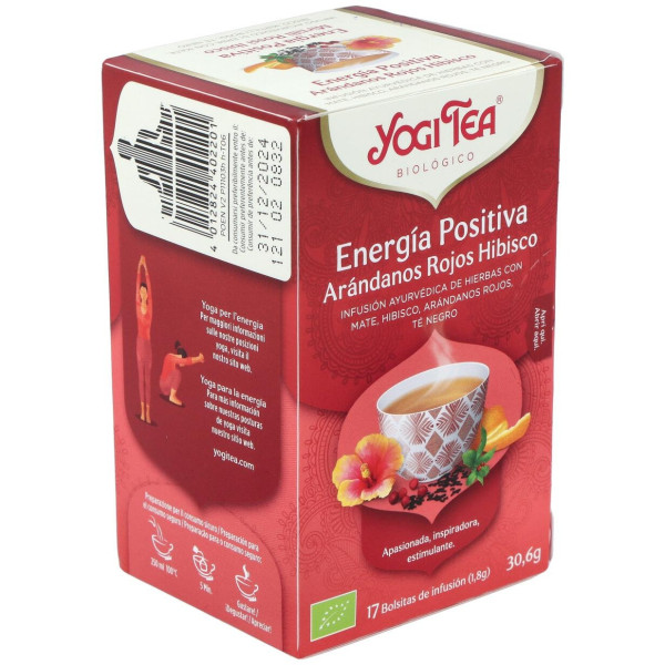 Yogi Tea Energia Positiva Arandano Hibisco 17Inf.