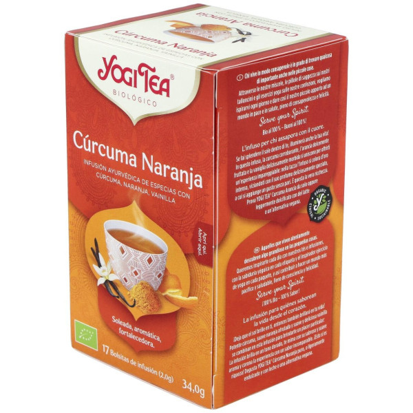 Yogi Tea Curcuma Naranja 17Infusiones