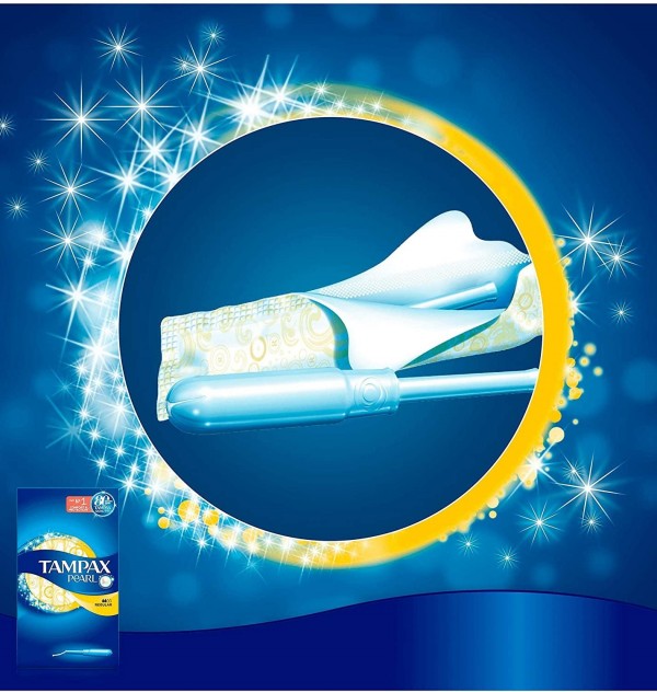 Tampax Pearl Tampon 100%Algodon (Regular 24 U)