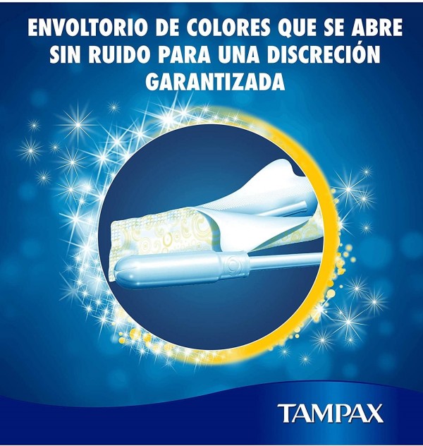 Tampax Pearl Tampon 100%Algodon (Regular 24 U)