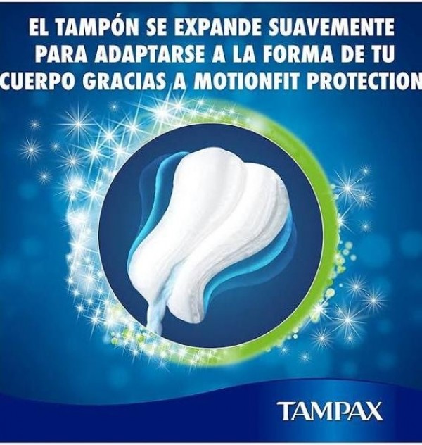 Tampax Pearl Tampon 100%Algodon (Super 24 U)