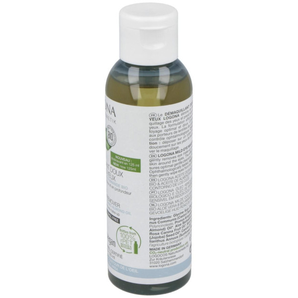 Logona Aceite Desmaquillante Ojos Suave Aloe Y Almendras 125Ml