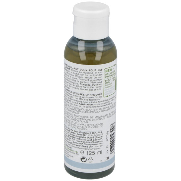 Logona Aceite Desmaquillante Ojos Suave Aloe Y Almendras 125Ml