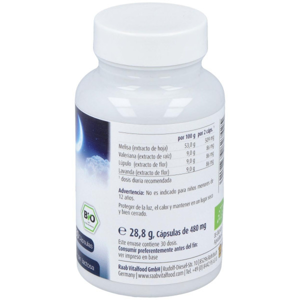 Raab Vitalfood Melisa Valeriana Lupulo 60Caps