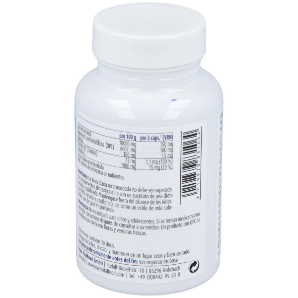 Raab Vitalfood Resveratrol Con Opc 90Caps