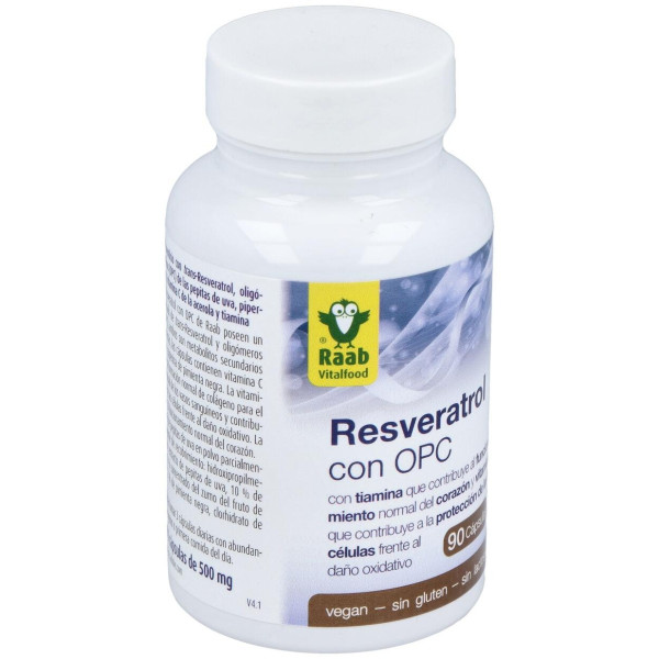 Raab Vitalfood Resveratrol Con Opc 90Caps