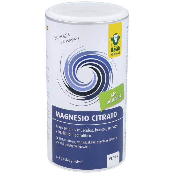 Raab Vitalfood Citrato De Magnesio Polvo 340G