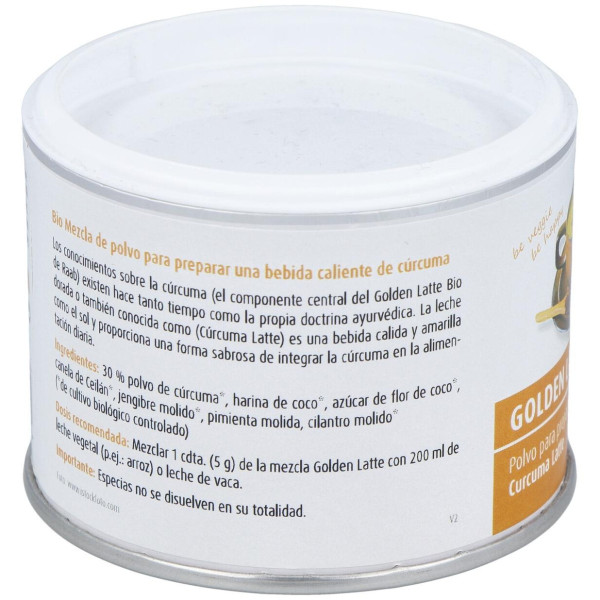 Raab Vitalfood Golden Latte Bebida De Curcuma En Polvo 70G