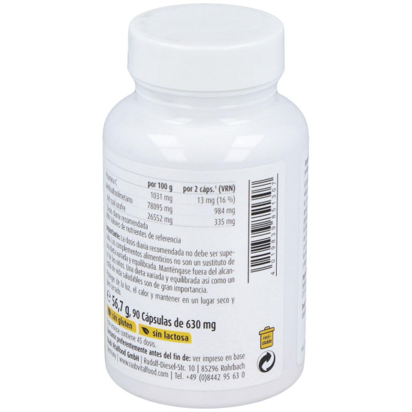 Raab Vitalfood Msm Con Vitamina C 90Caps