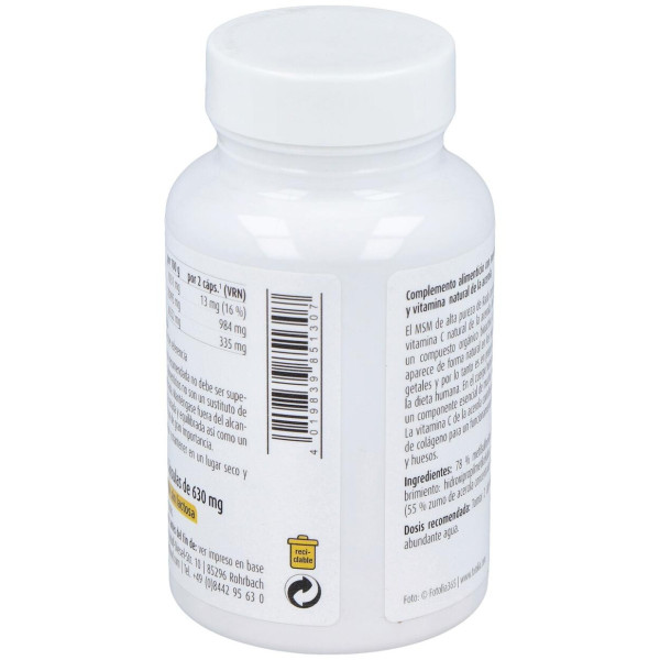 Raab Vitalfood Msm Con Vitamina C 90Caps