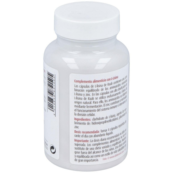 L-Lisina Con Zinc 100Cap.