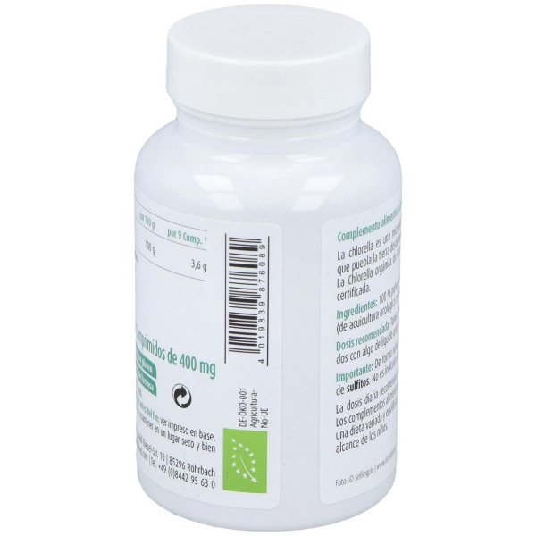 Raab Vitalfood Chlorella Ecológica 200 Comp