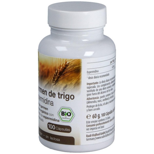Raab Vitalfood Espermidina Germen De Trigo 600Mg 100Caps
