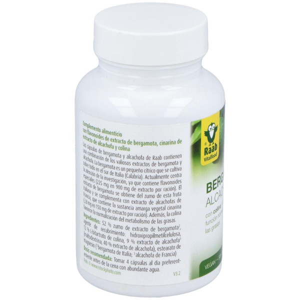 Raab Vitalfood Bergamota-Alcachofa 100Caps