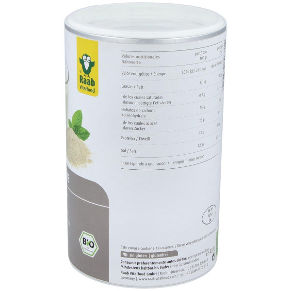 Raab Vitalfood Suero De Leche Dulce Natural Polvo 450G