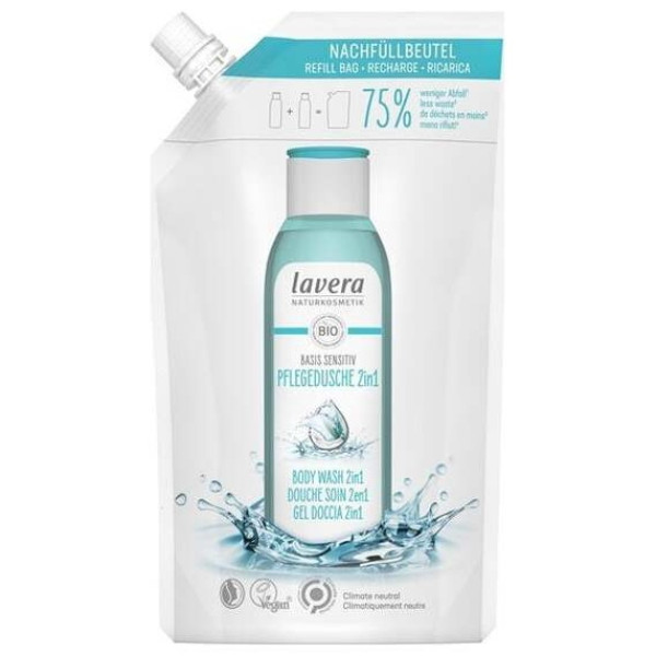 Lavera Basis Sensitiv Gel De Ducha Y Champú Recarga 500Ml