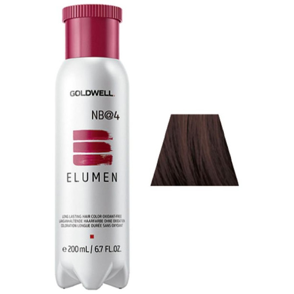 Elumen Long Lasting Hair Color Oxidant Free Nb@4 200 Ml