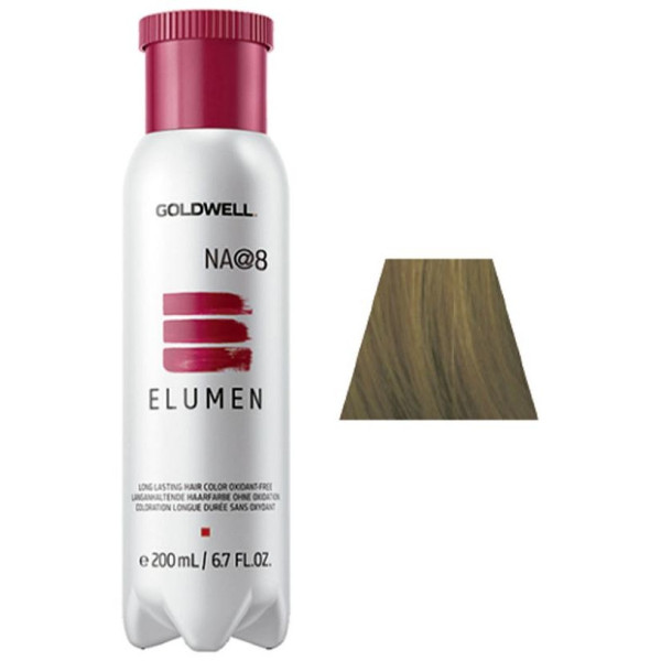 Elumen Long Lasting Hair Color Oxidant Free Na@8 200 Ml