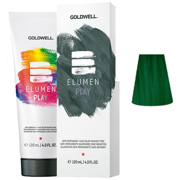 Elumen Play Semi Permanent Hair Color Oxidant-Free Green 120 Ml