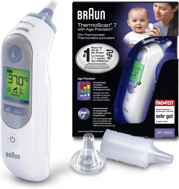 Termometro De Oido Infrarrojos - Braun Thermoscan Irt 6520