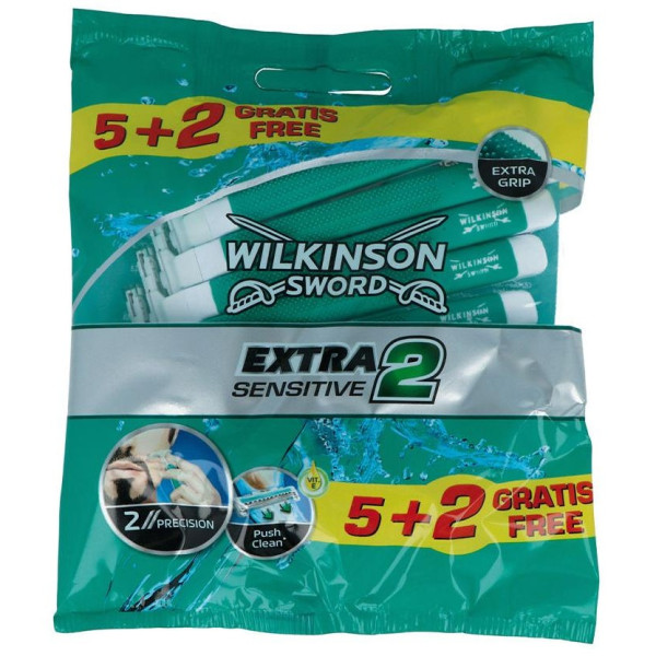 Extra2 Sensitive Maquinilla Desechable 5 + 2 U